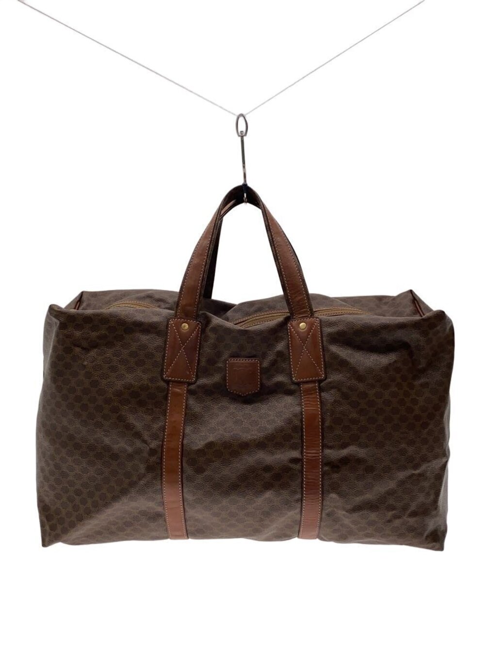 Celine Boston Bag Leather Brown
